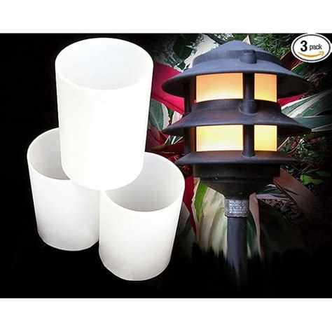 plastic or metal box landscape for 3 ad justable bulb|Frosted Plastic Lens Globe for 3 Tier Metal Low Voltage Path .